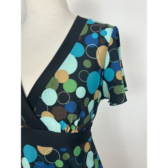 Vintage Y2k 90s Hot Tempered Top Large Babydoll Fairy Grunge Polka Dot Tie Back - Picture 4 of 4